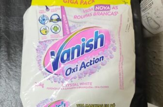 Vanish Tira Manchas em Pó Crystal White Oxi Action 2,5Kg DE 129,69 | POR 79,33 …