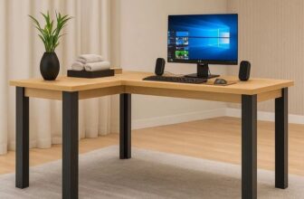 FAÇA O L IMEDIATAMENTEEscrivaninha de Canto Berlim Em L Cinamomo POR 159,46 CUPO…