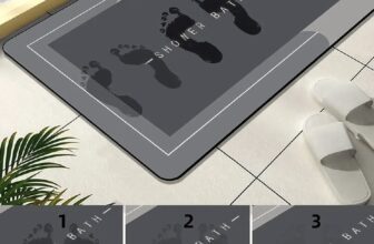 Kit 2 Tapetes Para Banheiro 60x40cm – Opções de Cores DE 49,80 | POR 26,89 (13,…