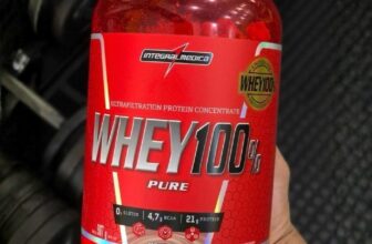BORA METINHA DE PROTEÍNA Integralmedica 100% Whey Protein Concentrado Morango  D…
