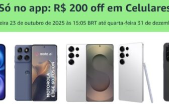 R$200 OFF EM CELULARES NA AMAZON Oferta exclusiva no  APP Amazon! A promoção se…
