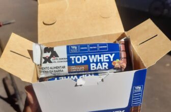AQUI É A SALVAÇÃO DA DIETINHA Max Titanium Top Whey Bar 12 Unidades De 41G (Choc…