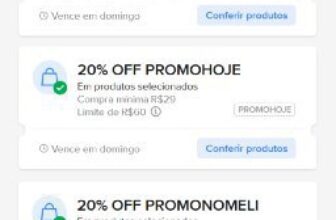 20% OFF em R$29, limitado a R$60 OFF Cuidados Pessoais cupom: VIDAMELHOR https:…
