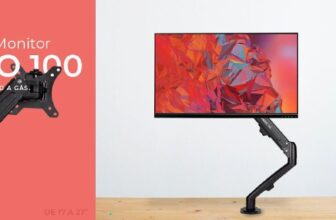 ITEM ESSENCIAL Suporte Articulado Para Monitor Zinnia Nimbo 110, 13 Pol. a 32 Po…