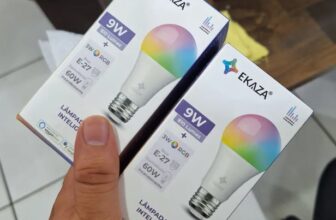 CHEGA DE LÂMPADA BURRA Lâmpada Inteligente Ekaza 9W RGB compatível com Alexa e G…