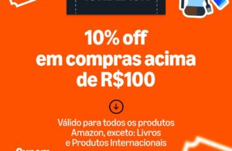 NOVO CUPOM AMAZON 10% OFF acima de R$100, Limite de R$ 50 OFF cupom: 19HBLACK h…
