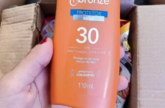 PROTEGER A PELE DO SOLZIN Cenoura e Bronze Protetor Solar Fps 30 110mL POR 13,51…