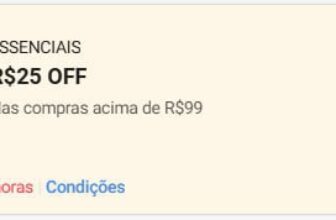 NOVO CUPOM SHOPEE R$25 OFF em compras a partir de R$99 em Bens de Consumo Cupom…