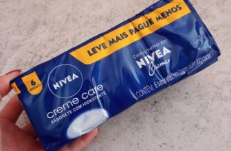 TU FICA CHEIROSO E HIDRATADO NIVEA Sabonete em Barra Creme Care 6 un. 90g Cada D…