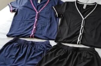 PRONTINHA PRA HIBERNAR O FIM DE SEMANA TODO Kit 2 Pijama Curto Americano DE 78,9…