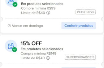 CUPONS AINDA DISPONÍVEIS DO ML  CUPOM ESPECIAL DE PET SHOP 20% OFF no site em c…
