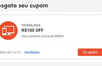 NOVO CUPOM SHOPEE TECNOLOGIA R$100 OFF em R$899Resgate aqui https://s.shopee.co…