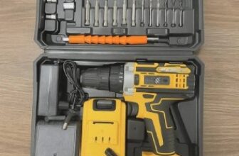 com cuidado Parafusadeira Furadeira Profissional 48v 2 Baterias 48v DE 289 | POR…