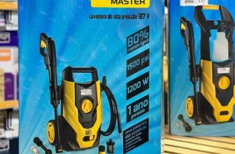JÁ DA PRA LAVAR O CARRO EM CASA Lavadora de Alta Pressão 1200W Master 1500 Psi T…