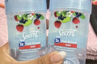Secret Desodorante Antitranspirante em Gel Berry 45g POR 15,50 https://amzn.to/…