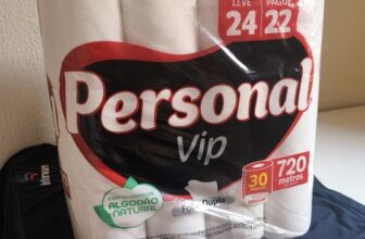SE LIGA NO ROLÊ DA HIGIENE Personal VIP – Papel Higiênico Folha Dupla, 24 unidad…