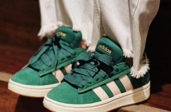 O BRABO SÓ ACRESCENTA NO LOOK Tênis Adidas Grand Court Base Suede DE 399 | POR 2…