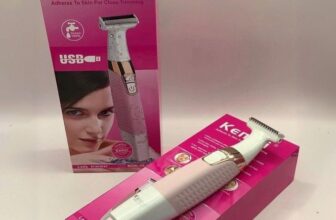 FIQUE LISINHA E SEM SE CORTAR Depilador Elétrico Recarregável Kemei Km-1900 DE 9…