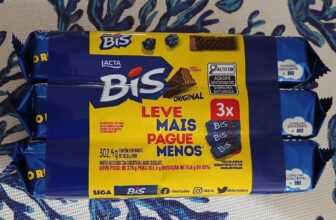 É DENTRO Bis Original Ao Leite – Kit com 3 unidades de 100,8g POR 14,90 https://…