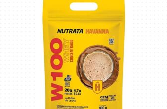 WHEY DELICIOSO  Whey Concentrado Refil Pouch 900g Ducle de Leche Havanna Nutrata…