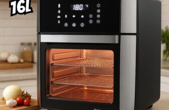 GRANDONA E PARCELADISSIMA Air Fryer Oven Britânia 16l 4 Em 1 Porta Removível – 2…