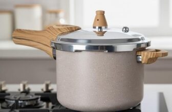 SEU FEIJÃOZINHO VAI FICAR CHIQUE TÁ Panela de Pressão 4,2L Antiaderente Ceramic …