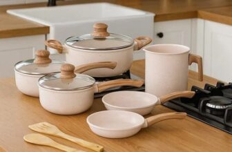 COMBIN DE PANELINHA BOLADIN Jogo De Panelas Cerâmico Triplo Indução Tuut Ecoglid…