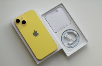 MAÇÃ AMARELINHA Apple iPhone 14 (128 GB) – Amarelo DE 4.499 | POR 3.167,12 no Pi…