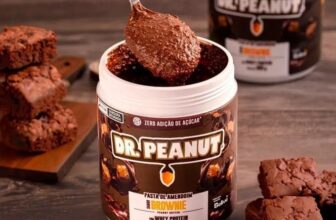 BOM DIMAIS Dr Peanut Pasta De Amendoim Sabor Brownie Com Whey Protein – 600g DE …