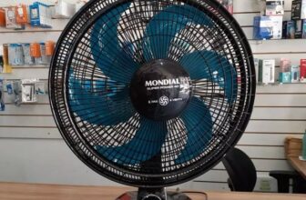 SEM GRANA PRO AR, PEGA AQUI Ventilador de Mesa 30cm Super Power, Mondial, 60W  1…