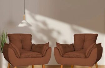 SEU HALL CHIQUETOSO Kit com 2 Poltrona Opala Pés Palito POR 449 https://s.shopee…