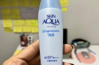 SKIN AQUA Super Moisture Milk 40g – Protetor Solar Facial sem cor FPS50 DE 69 |…