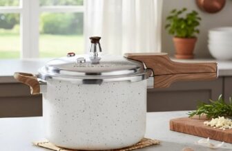 Panela Pressão Antiaderente 4,2L Mimo Style Mármol DE 299 | POR 167,11 CUPOM: V…