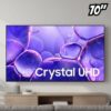 O TAMAIN DISSSOOOO! Smart TV 70″ 4K UHD Crystal Gaming Hub Samsung DE 4.868 | PO…