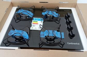 VAI FICAR LINDO NA SUA COZINHA GOURMET Cooktop Continental 4 Bocas Preto DE 529 …