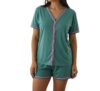 CONJUNTINHO LINDO PRA DORMIR ESTILOSA!  Pijama Curto Em Malha Premiun – Várias C…