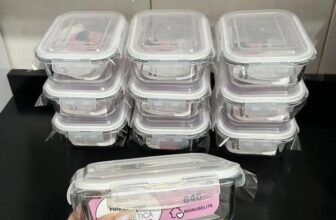 AS MARMTA DE VRIDO Kit 10 Potes Vidro Hermético 640ml DE 189 | POR 107 CUPOM: PE…