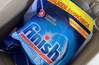 DAQUI A POUCO VOU DAR UMA LIMPEZA NAS LOUCAS Finish Advanced Detergente para Lav…