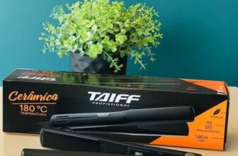 TAIFF É GARANTIA DE QUALIDADE Prancha Cerâmica Taiff Profissional 180° POR 64,86…
