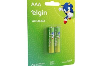 PILHA DO SONIC Kit Pilhas Alcalinas com 2x AAA Palito Elgin DE 11 | POR 2,58 htt…