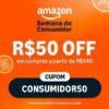 NOVO CUPOM AMAZON NO APP R$ 50 OFF em R$449 Cupom: CONSUMIDOR50Resgate aqui htt…