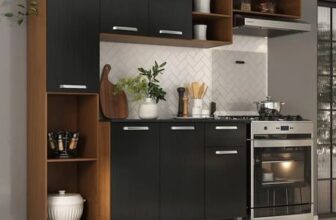 LEMBRA DE GUARDAR OS POTES JUNTO COM AS TAMPAS Armário de Cozinha Compacta Smart…