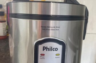 AGORA TU ACERTA FAZER TEU ARROZ PANELA DE ARROZ PH5P VISOR GLASS INOX 220V DE 16…