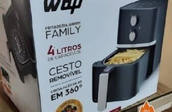 Fritadeira Elétrica Wap Air Fryer Family 4L 1500w DE 398 | POR 179 CUPOM: VALEC…