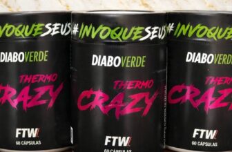 Termogênico Thermo Crazy Pote 60 cáps FTW – DIABO VERDE DE 78 | POR 31,99 CUPOM…