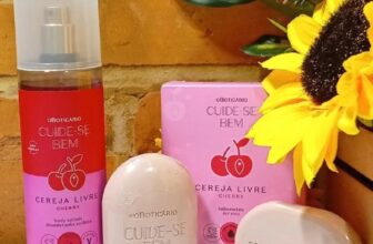 PRESENTÃO BOM DESSES Cuide-se Bem Cereja Livre: Body Splash 200ml + Sabonetes Em…