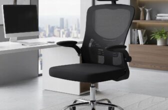 SENTA E TRABAIA MEU FI… Cadeira Escritório Mesh Com Encosto Cabeça Apoio Lomba…