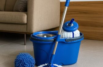 COM O CABO LONGO Esfregão Mop Perfect Balde Inox + 3 Refil + Cabo Longo DE 252 |…