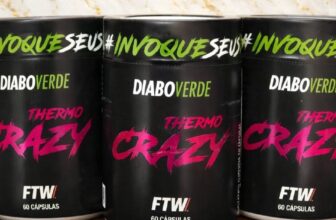 Termogênico Thermo Crazy Pote 60 cáps FTW – DIABO VERDE DE 78 | POR 31,99 CUPOM…