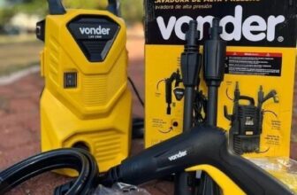 DEIXE O QUINTAL NOS TRINQUES Lavadora de Alta Pressão Vonder 1300w 90bar 127v DE…